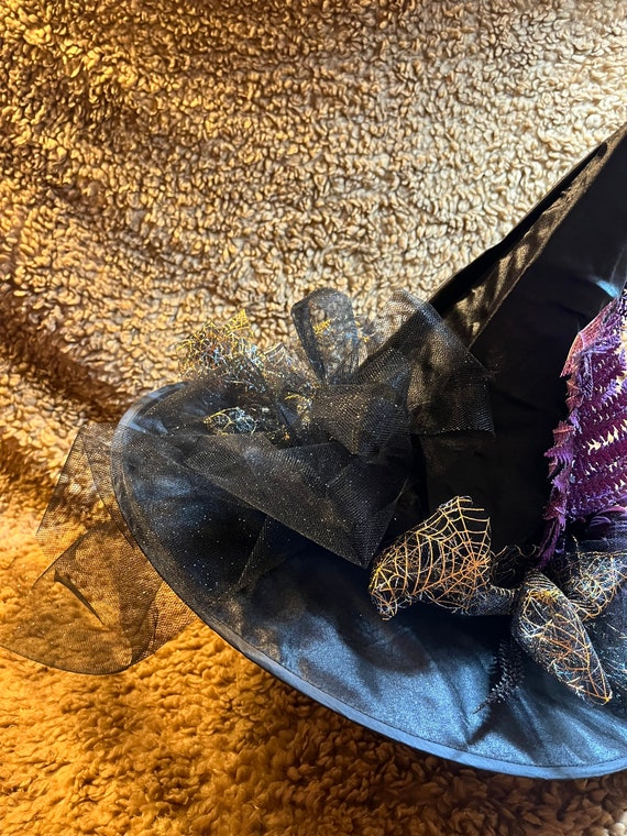 Purple Flower Witch Hat - Etsy display picture 1