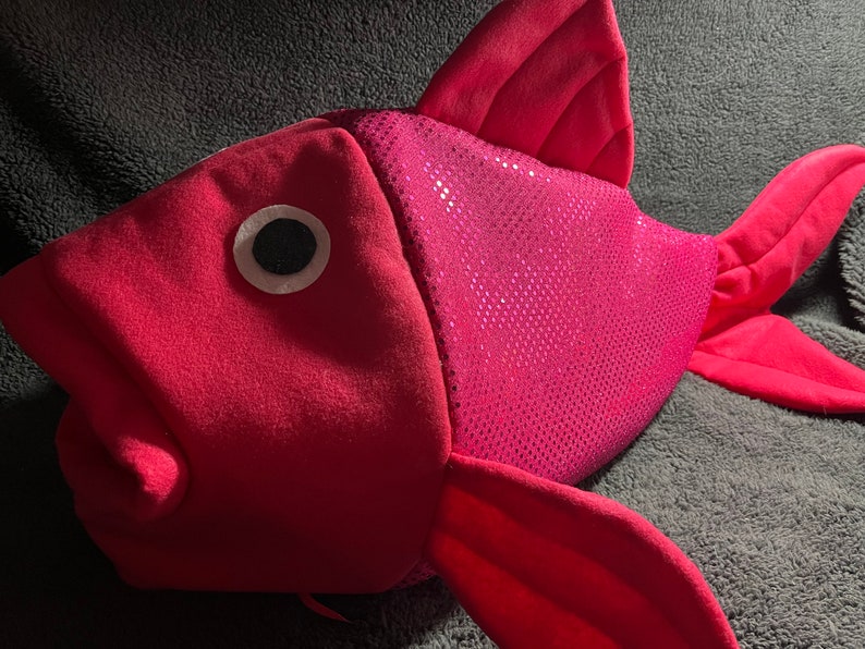 Hot Pink sequin fish costume-one size fits all image 1