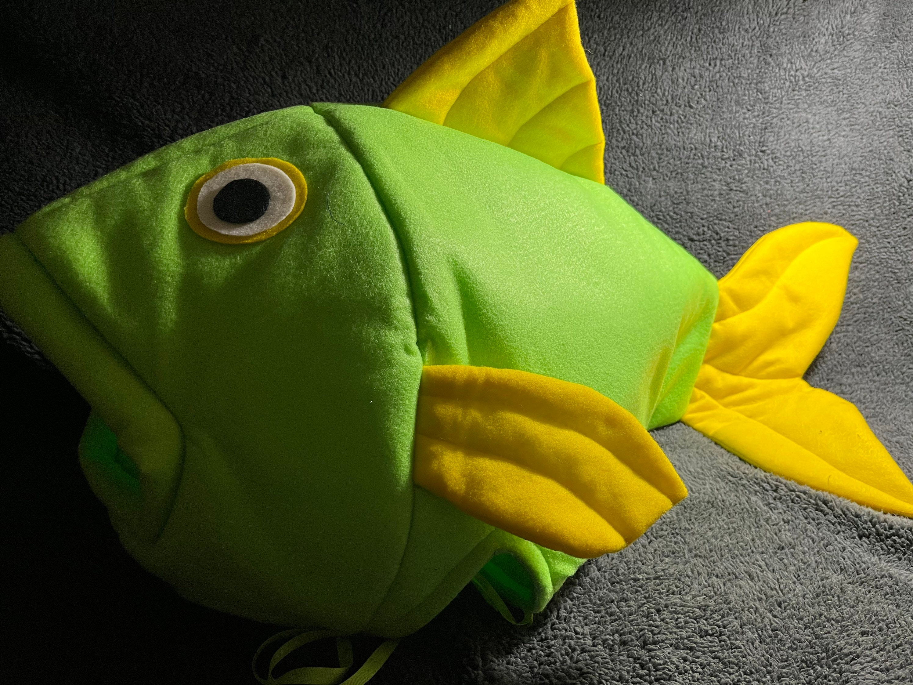 Green & Yellow Fish Costume- One Size Fits All - Etsy