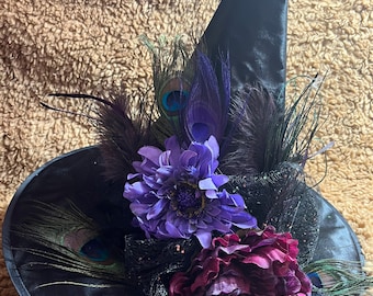 Peacock witch hat