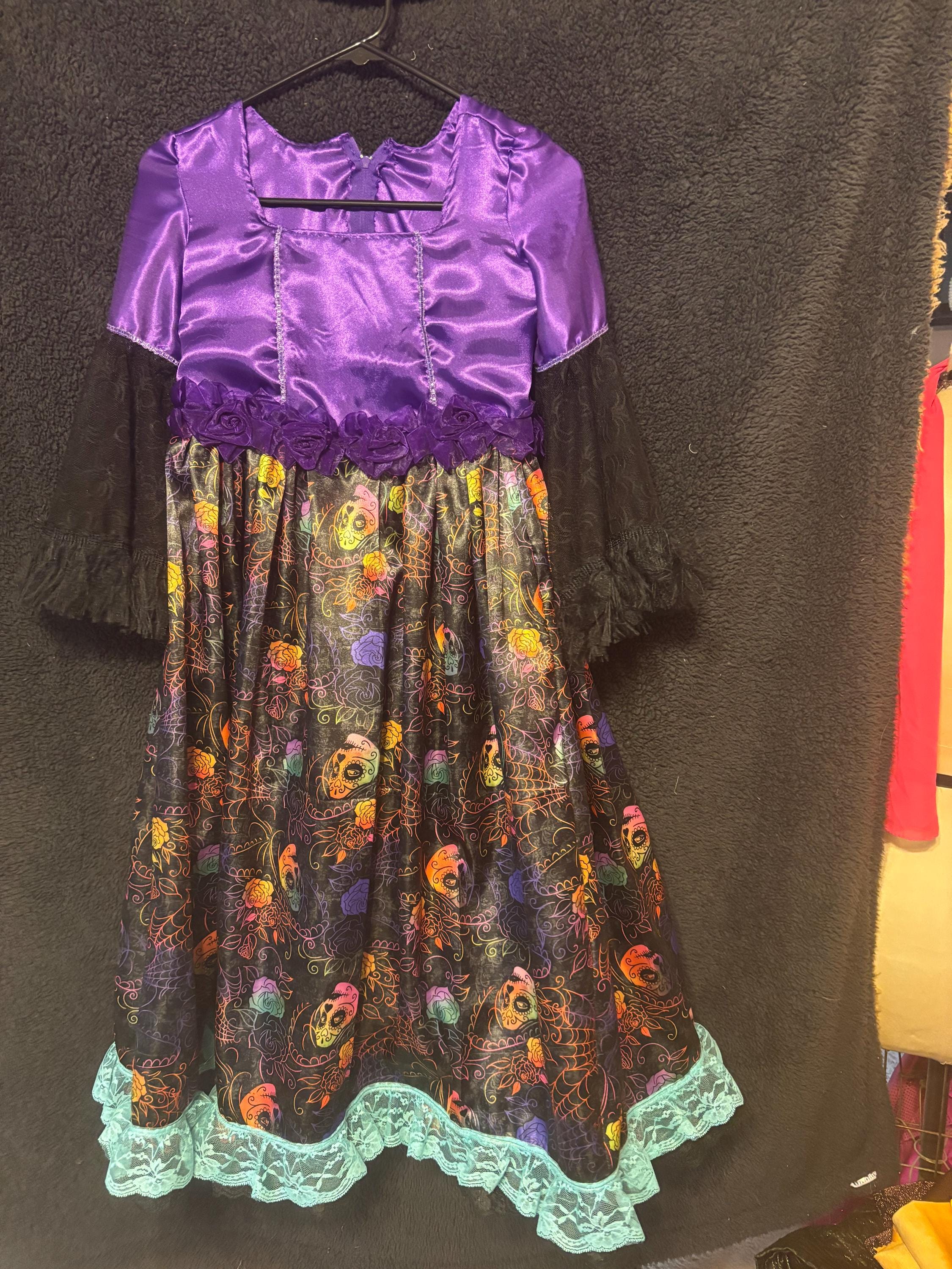 purple day of the dead dress Purple Day of the dead dress- childs 6