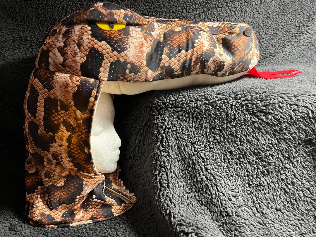 Brown Python Snake Hood Only - Etsy