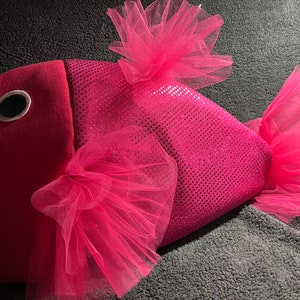 Hot Pink sequin Beta Fish costume-one size fits all image 1
