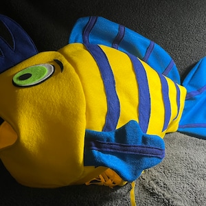 Flounder Inspired Fish costume-one size fits all image 1