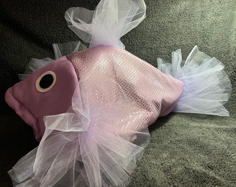 Lavender sequin Beta Fish costume