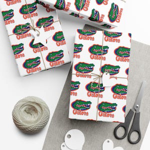 University of Florida Gators Wrapping Paper: Matte or Satin Finish