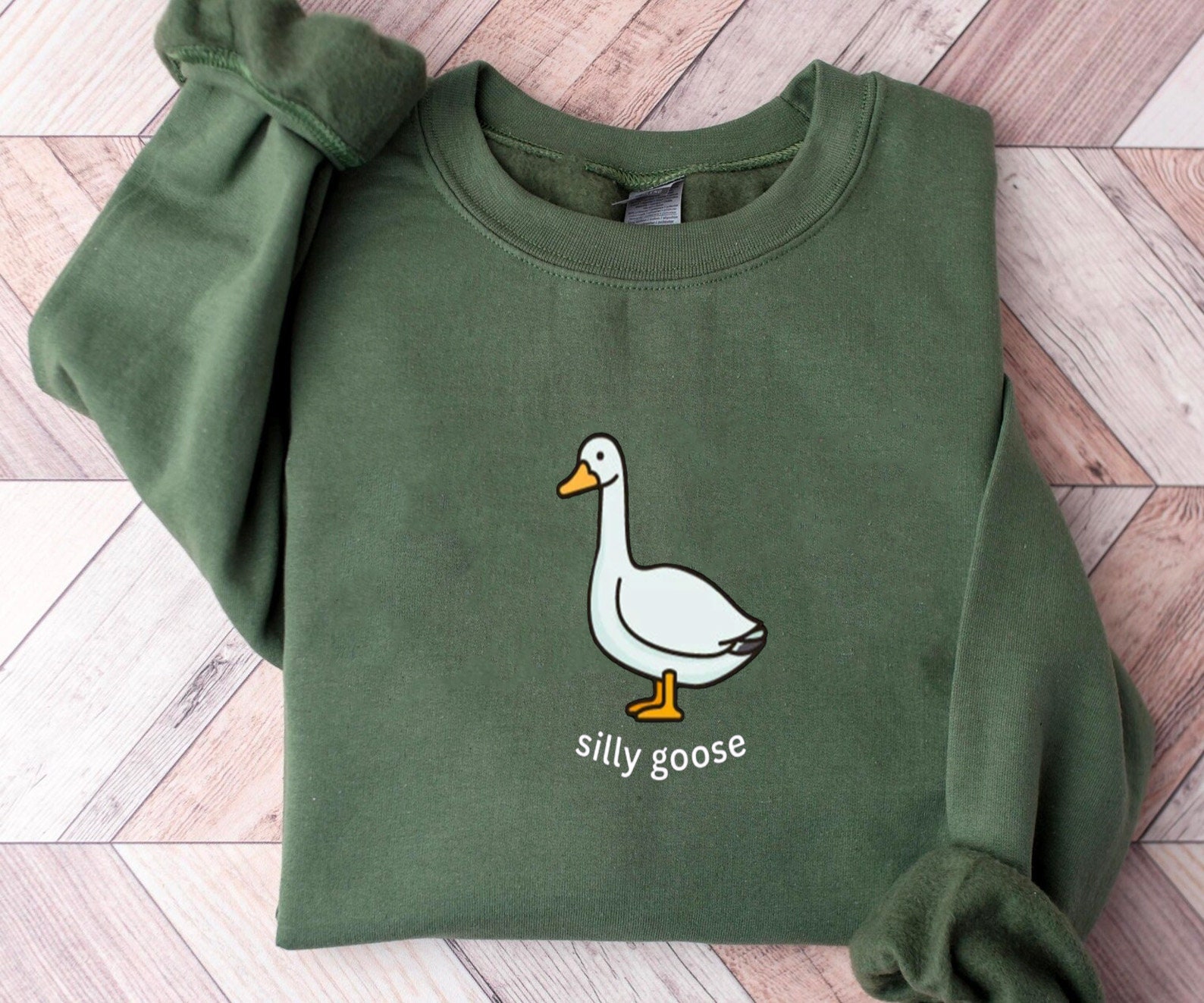 Discover Silly Goose Shirt/Sweatshirt/Hoodie, Goose Pullover, Funny Sweater