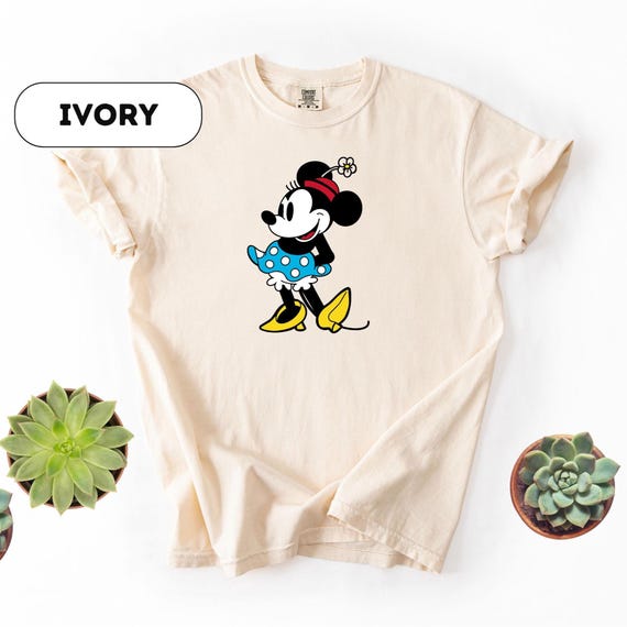 Comfort Colors® Disney Classic Minnie Mouse Pose Shirt, Minnie Shirt, Disneyland Holiday Vacation Shirt, Disney Retro Shirt,Graphic Tee,D474