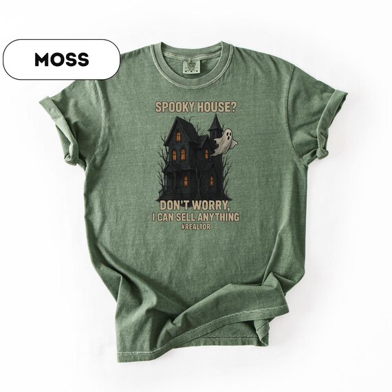 Comfort Colors® Funny Realtor Halloween T-Shirt, Real Estate Shirt, Realtor Tee, Realtor TShirt, Realtor Closing Gift, Graphic Tee, D451