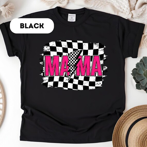 Comfort Colors®, Checkered Mama Sweatshirt, Retro Mama Sweatshirt, Gift, Mom Life, Mama Sweatshirt, Mom sweatshirt, Gift for Mom D261
