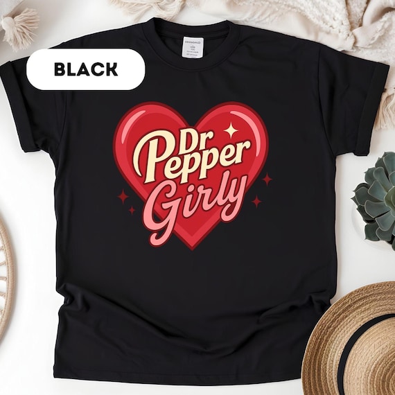 Dr Pepper Est 1885 Shirt, Gift for Dr Pepper Soda Lover, Dr Pepper Logo Shirt, Unisex Crewneck Shirt for Pepper Lover, Dr. Pepper Girly,D248