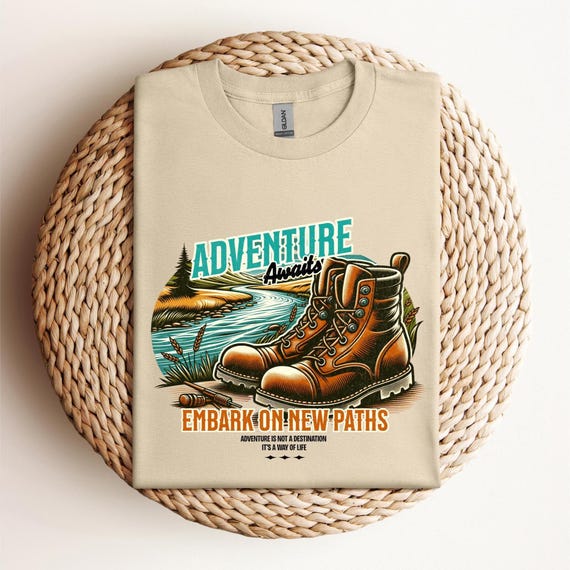 Adventure Awaits Shirt, Camping Shirts, Wanderlust Explore More Tee, Nature Lover Shirt, Travel Shirt, Road Trip Shirt, Hiking Tshirt, D277