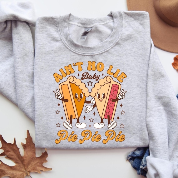 Thanksgiving Pie Sweatshirt, Thanksgiving Cherry Pie Shirt, Pumpkin Pie Sweatshirt,Pecan Pie Sweater, Apple Pie Shirt, Thanksgiving Tee,D415
