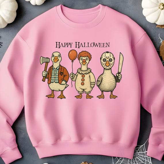 Spooky Ghost, Halloween Shirt, Goose Shirt, Halloween Ghost Shirt, Silly Goose Shirt, Fall Shirt, Spooky Shirt, Pumpkin Costume Shirt, D309
