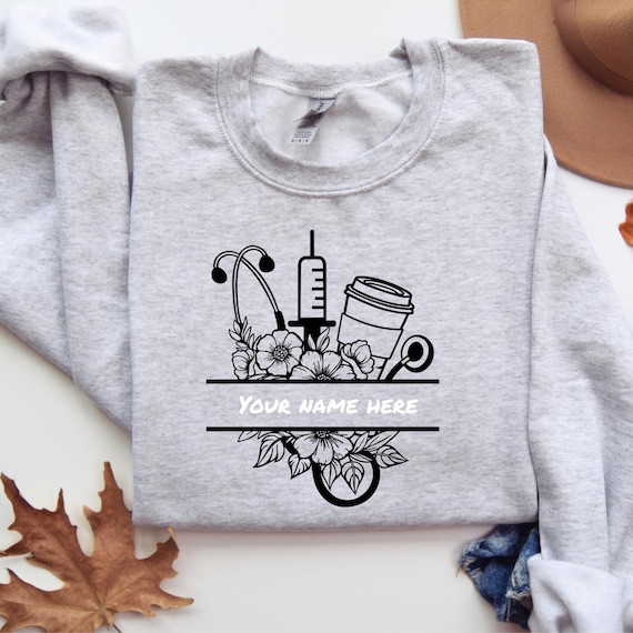 Nurse Shirt, CUSTOM Nurse Shirt, Gift for Nurse, Nurse Shirt Gifts, Nursing Grad Shirt, Stethoscope Shirts, Essential Worker Shirts, D294
