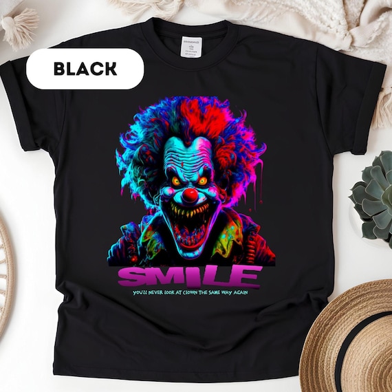 Comfort Colors®, Clown Shirt, Art the Clown, Scary Clown, Halloween Shirt, Horror Gift, Horror Hoodie, Horror Sweatshirt, Plus Sizes, D321