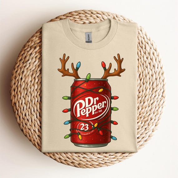 Dr Pepper Est 1885 Shirt, Gift for Dr Pepper Soda Lover, Dr Pepper Logo Shirt, Unisex Crewneck Shirt for Pepper Lover, Christmas shirt, D416