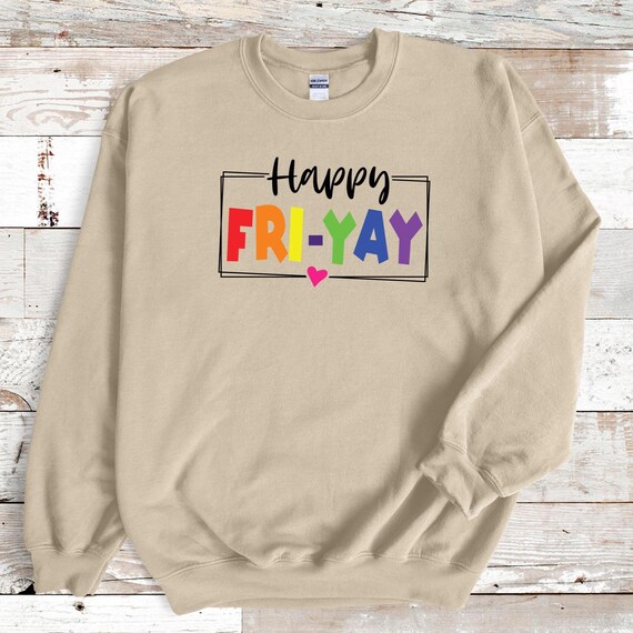 Happy Friyay Shirt, Gift for Teacher, Funny Teacher Shirt, Friday Weekend Shirt, Friyay Teacher Shirt, Fri-Yay Shirt, Teacher Team Tee, D157