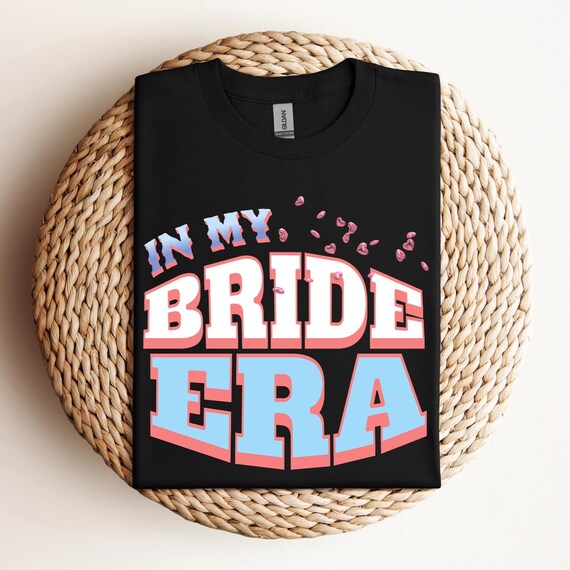 In My Bride Era Shirt, Bridesmaid Tee, She Found Her Lover Tee, Concert Tee, Retro Bachelorette Tee, Gift for Bridemaid, Gift For Bride,D216