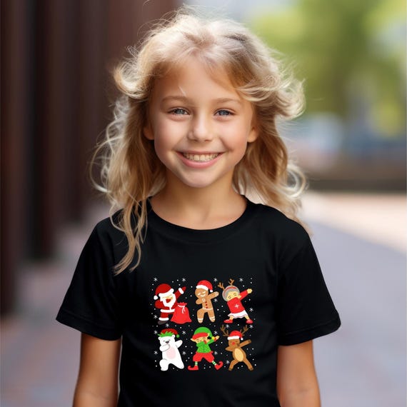 Dabbing Santa T-Shirt, Santa T-Shirt, Funny Dabbing Xmas, Christmas Gift, Christmas Shirt, Funny Christmas Party Shirt, Youth Xmas Tee D047
