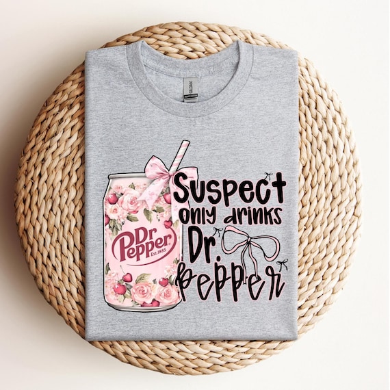 Dr Pepper Est 1885 Shirt, Gift for Dr Pepper Soda Lover, Dr Pepper Logo Shirt, Unisex Crewneck Shirt for Pepper Lover, Christmas Gift, D232