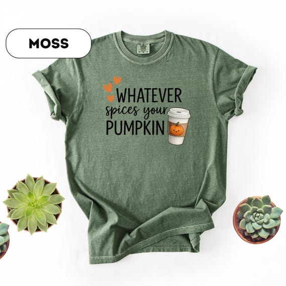 Comfort Colors® Pumpkin Spice Shirt, Fall Shirts, Cute Fall Shirt, Fall T Shirts for Women, Whatever Spices Your Pumpkin, Fall Gifts, D479