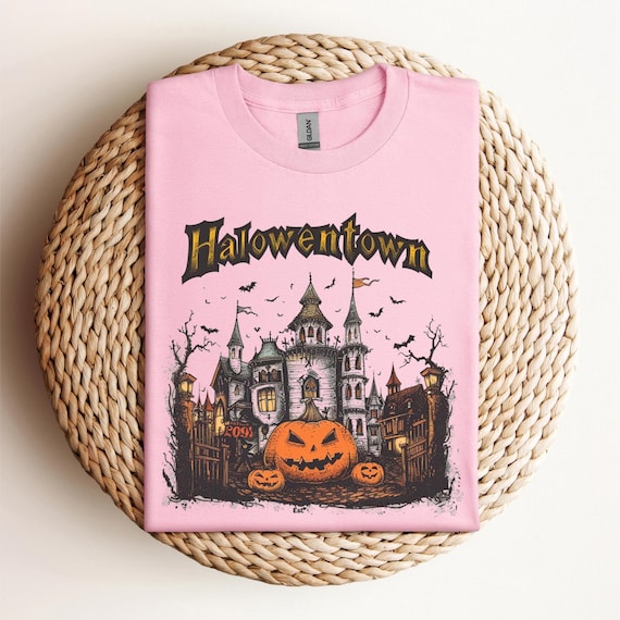 Halloweentown Est 1998 Vintage 90s Style Graphic T-Shirt, Retro Halloween University Spooky Unisex Shirt, Halloween Spooky Gifts, D318