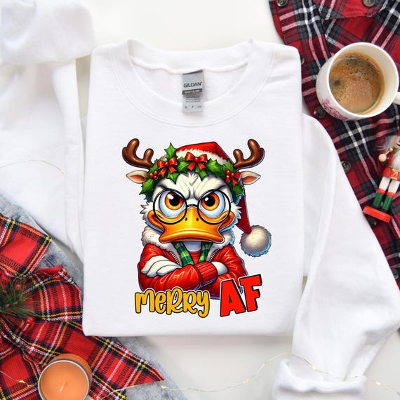 Christmas Duck Shirt, Merry Duckmas Shirt for Women, Duck Christmas Shirt, Funny Duck Tee, Duck Lover T-Shirt, Funny Duck Xmas Tee, D118