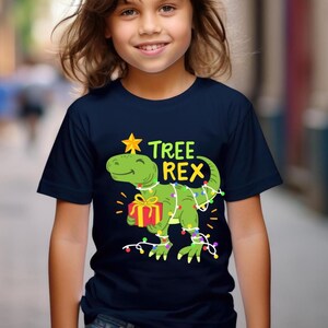 Tree Rex Shirt, Christmas T-Rex, Christmas Dinosaur, Christmas Gift, T-Rex Christmas Shirt, Funny Christmas Party Shirt, D049