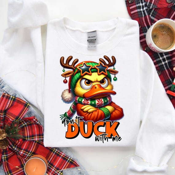 Christmas Duck Shirt, Merry Duckmas Shirt for Women, Duck Christmas Shirt, Funny Duck Tee, Duck Lover T Shirt, Funny Duck Xmas Tee, D111