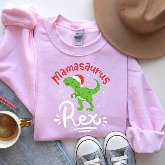 Christmas Mamasaurus Rex Shirt, Dinosaur Xmas Tee, Xmas Dinosaur Mom Tee, Christmas Dinosaur Party Tees, Xmas Gift, Christmas Dino, D050