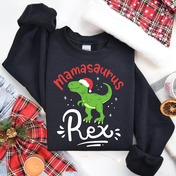Christmas Mamasaurus Rex Shirt, Dinosaur Xmas Tee, Xmas Dinosaur Mom Tee, Christmas Dinosaur Party Tees, Xmas Gift, Christmas Dino, D050