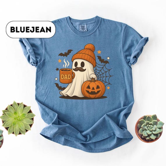 Comfort Colors®, Spooky Dad Shirt, Halloween Dad Shirt, Halloween Gift for Dad,Spooky Father Shirt,Halloween Shirt,Halloween Party Tee, D500