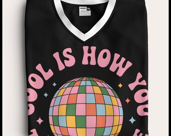 Cool Is How You Treat People PNG SVG, Kindness Quote Design | Positive Retro Sticker, T-Shirt & Sublimation Graphic