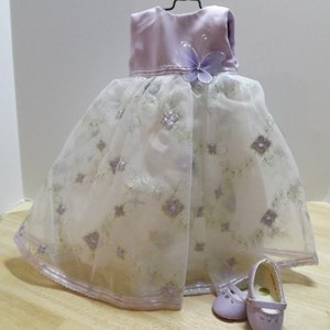 18&quot; Lavender Flowered Gown