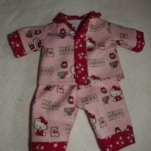 15&quot; 2-Pc Pajamas Miss Kitty Xmas