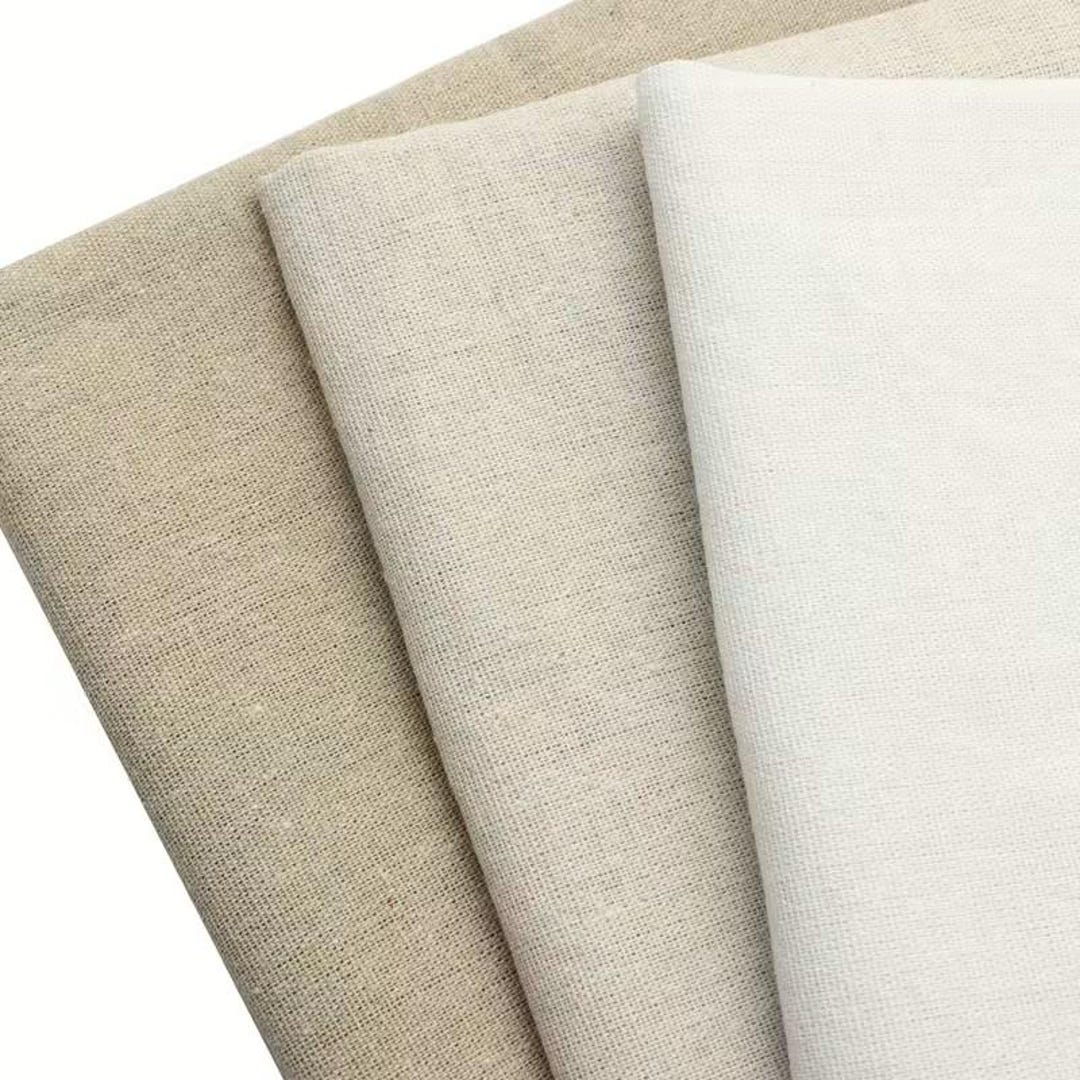 Linen Fabric Sheet - Beige, Natural Color, Sewing, Quilting, Home Decor ...
