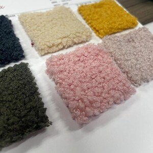 Poodle fabric. Teddy flux Fur fabric. Soft plush fabric. 60" width. Fabric By The Yard.
