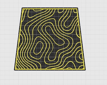 Subaru Forester 2014-2018 Wilderness Dash Pocket Pad: TOPO Pattern