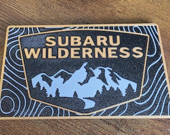 Subaru Forester Wilderness (22-24) TOPO Dash pocket mat.