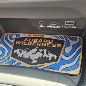 Subaru Crosstrek Wilderness Dash Pocket Pad: PETG Matte Colors (2023-2025 Models with 11.6&quot; Screen