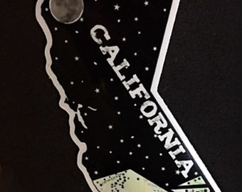 California Sticker, California State Sticker, Cailifornia, State Of California, LA Sticker, California Art, California Gifts, Custom Sticker