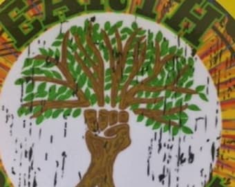 Earth Guardian Sticker, Earth,Climate Change Sticker,Save The Planet,Earth Bumper Sticker,Environmental Sticker, Earth Day Sticker, Tree Art