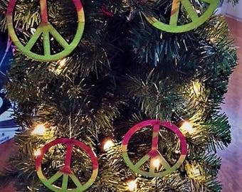 white lighted led peace sign christmas tree topper lighted etsy lighted peace sign christmas