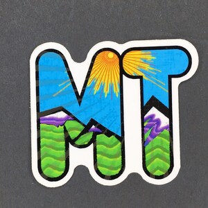 Montana Sticker, Montana State Sticker, Montana, State Of Montana, Big Sky Montana, Montana Gifts, Montana Bumper Sticker