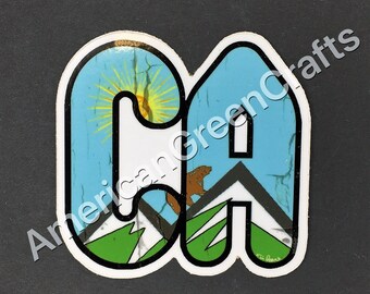 California Sticker, California State Sticker, Cailifornia, State Of California, LA Sticker, California Art, California Gifts, Custom Sticker