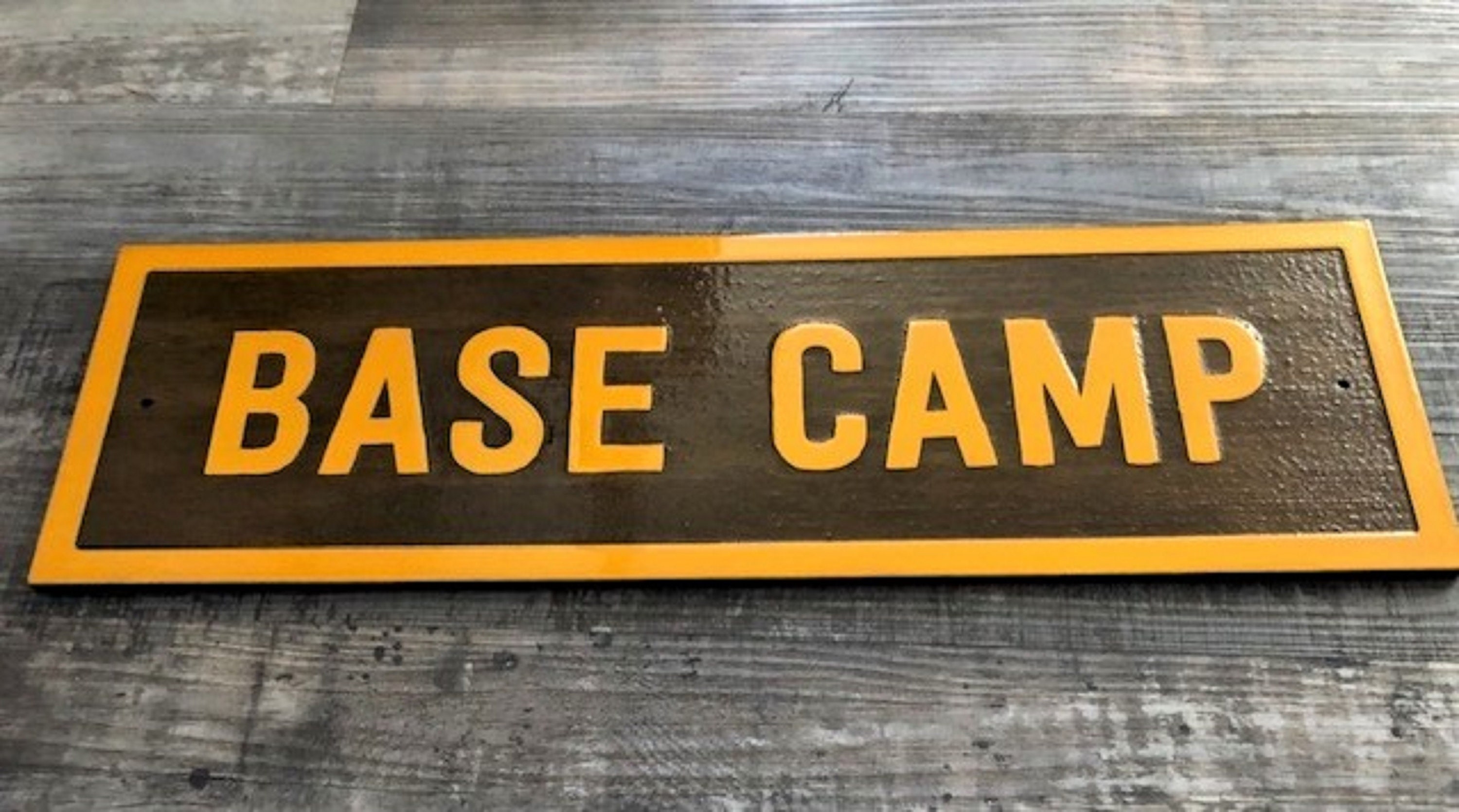 Base Camp Sign, Personalized Camp Sign, Custom Campsite Sign, Custom ...