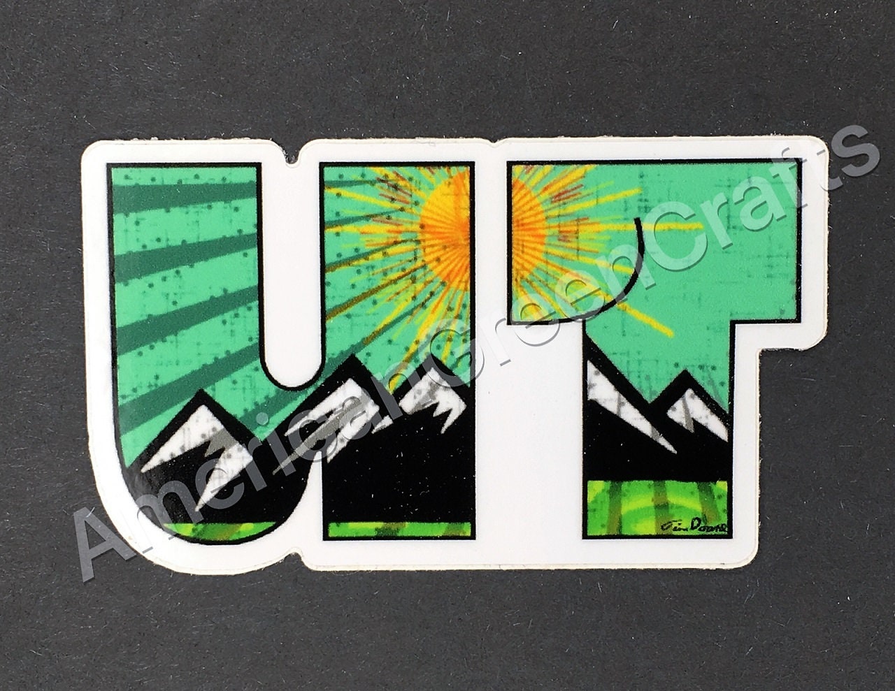Uintah Sticker Utah Sticker, Utah Bumper Sticker, State of Utah, Utah Art, Utah Car ...