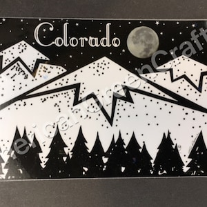 Colorado Sticker, Colorado Decal, State Of Colorado, Colorado Bumper Sticker, Colorado Art, Colorado Gift, Custom Sticker
