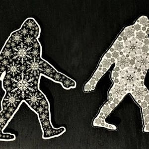 Bigfoot, Bigfoot Sticker, Yeti, Yeti Sticker, Sasquatch, Sasquatch Sticker, Yeti, Yeti Sticker, Abominable Snowman Sticker